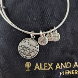 Alex and Ani Boston charm bracelet